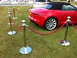 stanchion post and rope barrier rental Norfolk and Norwich